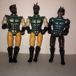 Vintage 1984 Coleco Sectaurs 2 X Mantor and Zak Action Figure 7 Inches 7 Towns